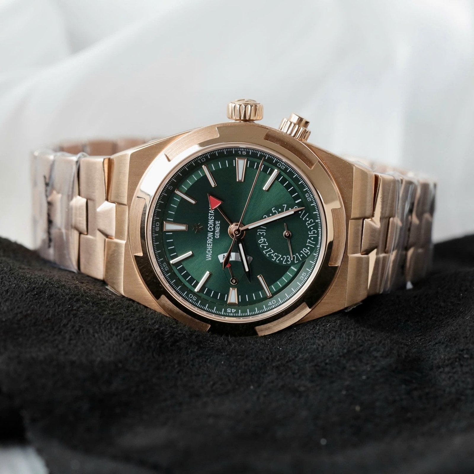 Vacheron Constantin Dual Time 7920V Watch Dial Green 41mm
