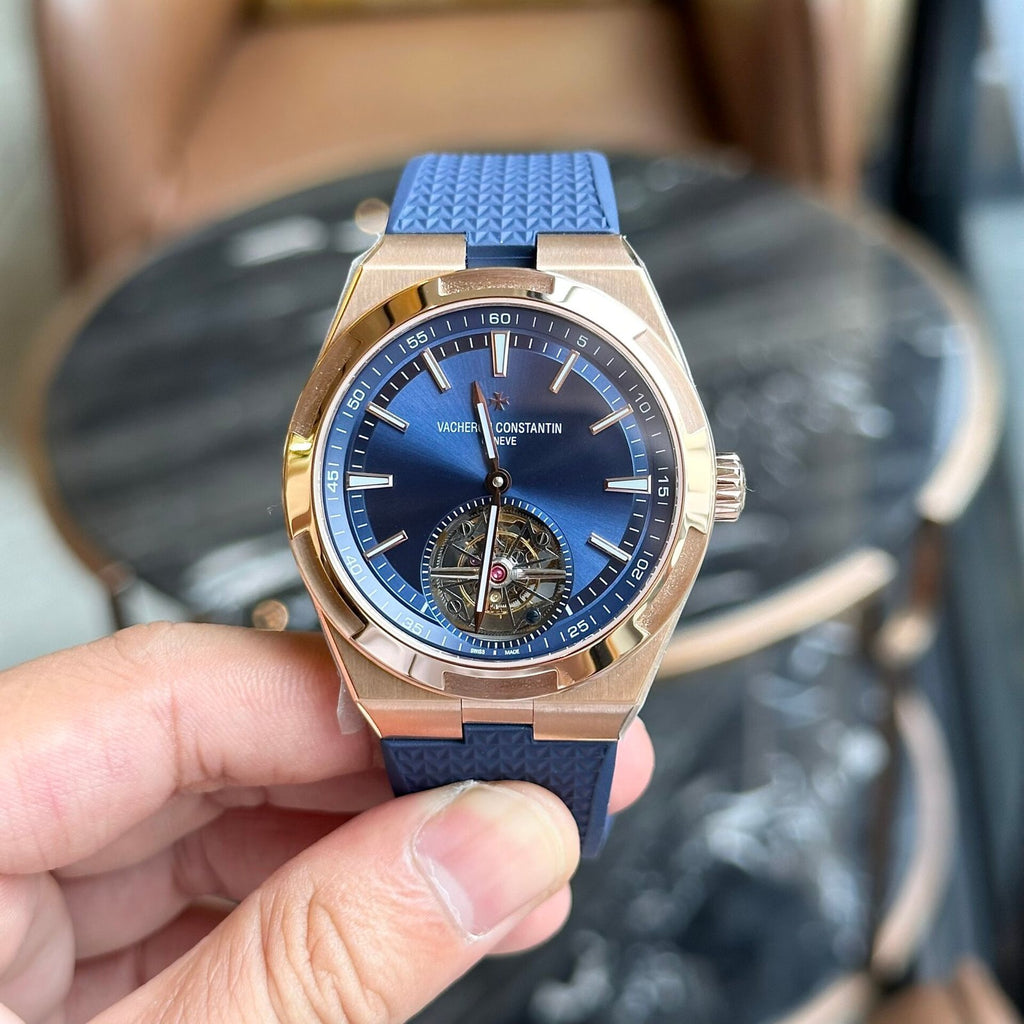 Vacheron Constantin Overseas 6000V Tourbillon Rubber Strap Watch 42.5mm