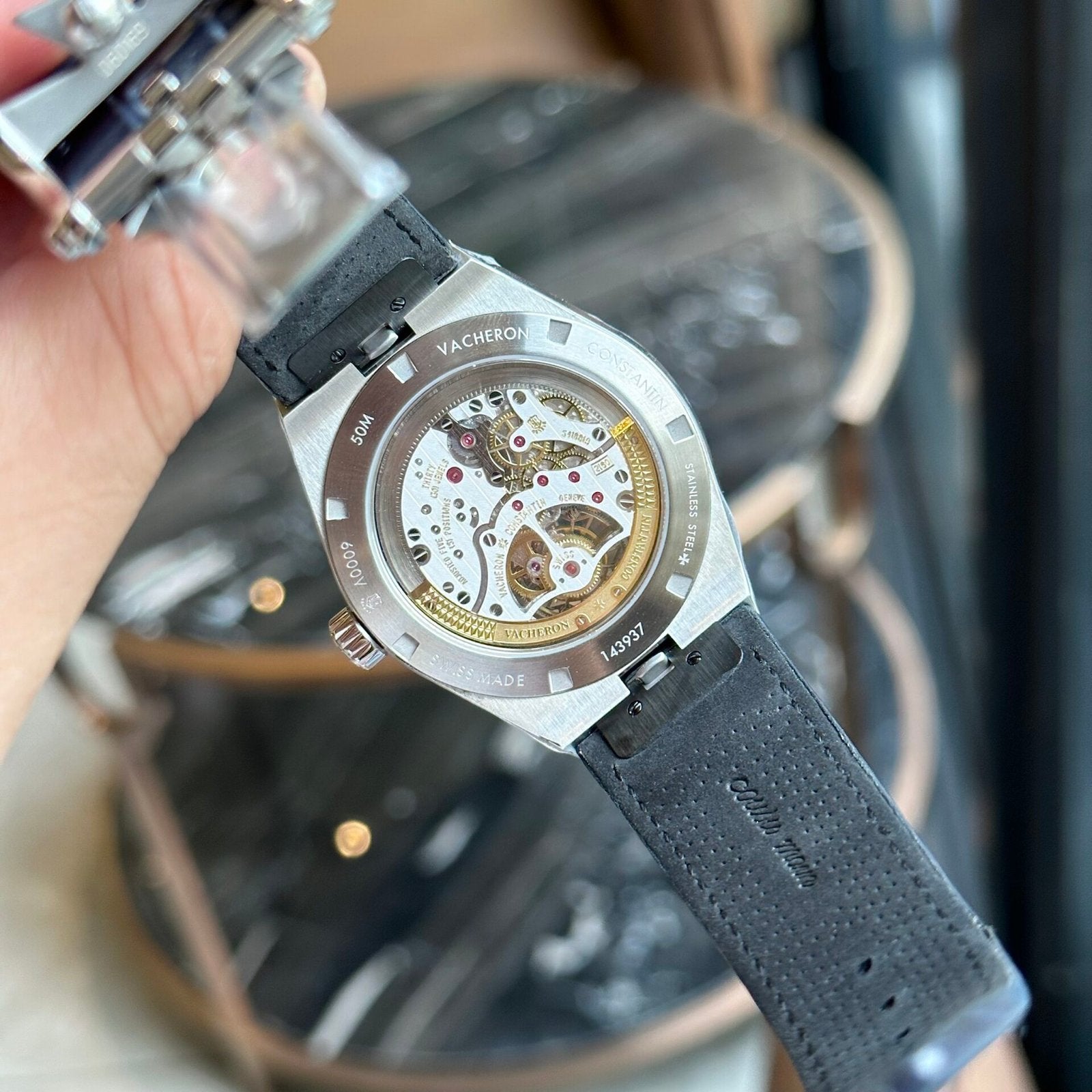Vacheron Constantin Overseas 6000V Tourbillon Blue Watch 42.5mm