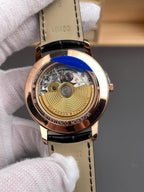 Vacheron Constantin Watch Patrimony 85180 Black Dial Leather Strap 40mm