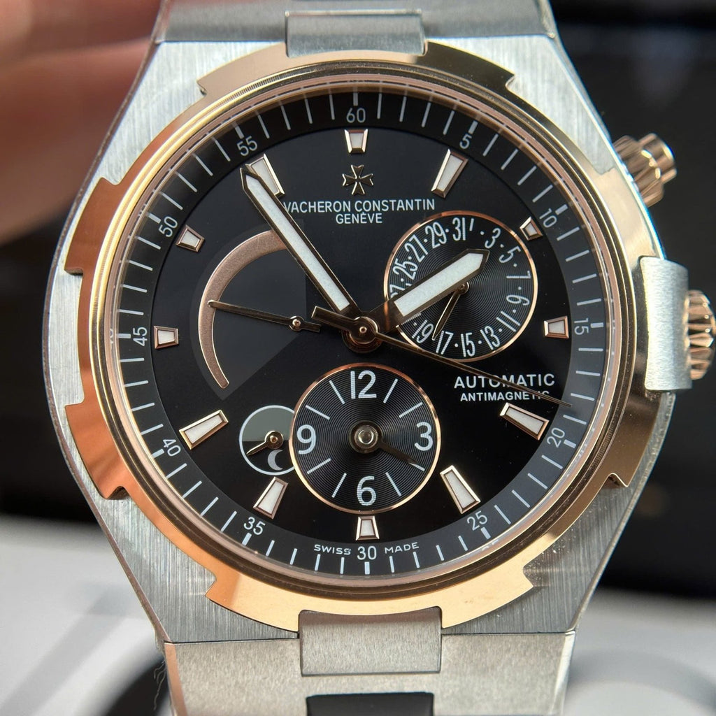 Vacheron Constantin Watch Overseas Dual Time 47450 Demi Rose Gold 42mm