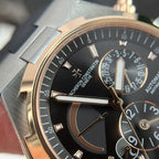 Vacheron Constantin Watch Overseas Dual Time 47450 Demi Rose Gold 42mm