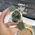 Vacheron Constantin Watch 4500V Green Dial Rubber Strap 41mm