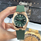 Vacheron Constantin Watch 4500V Green Dial Rubber Strap 41mm