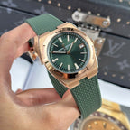 Vacheron Constantin Watch 4500V Green Dial Rubber Strap 41mm