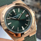 Vacheron Constantin Watch 4500V Green Dial Rubber Strap 41mm