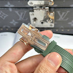 Vacheron Constantin Watch 4500V Green Dial Rubber Strap 41mm