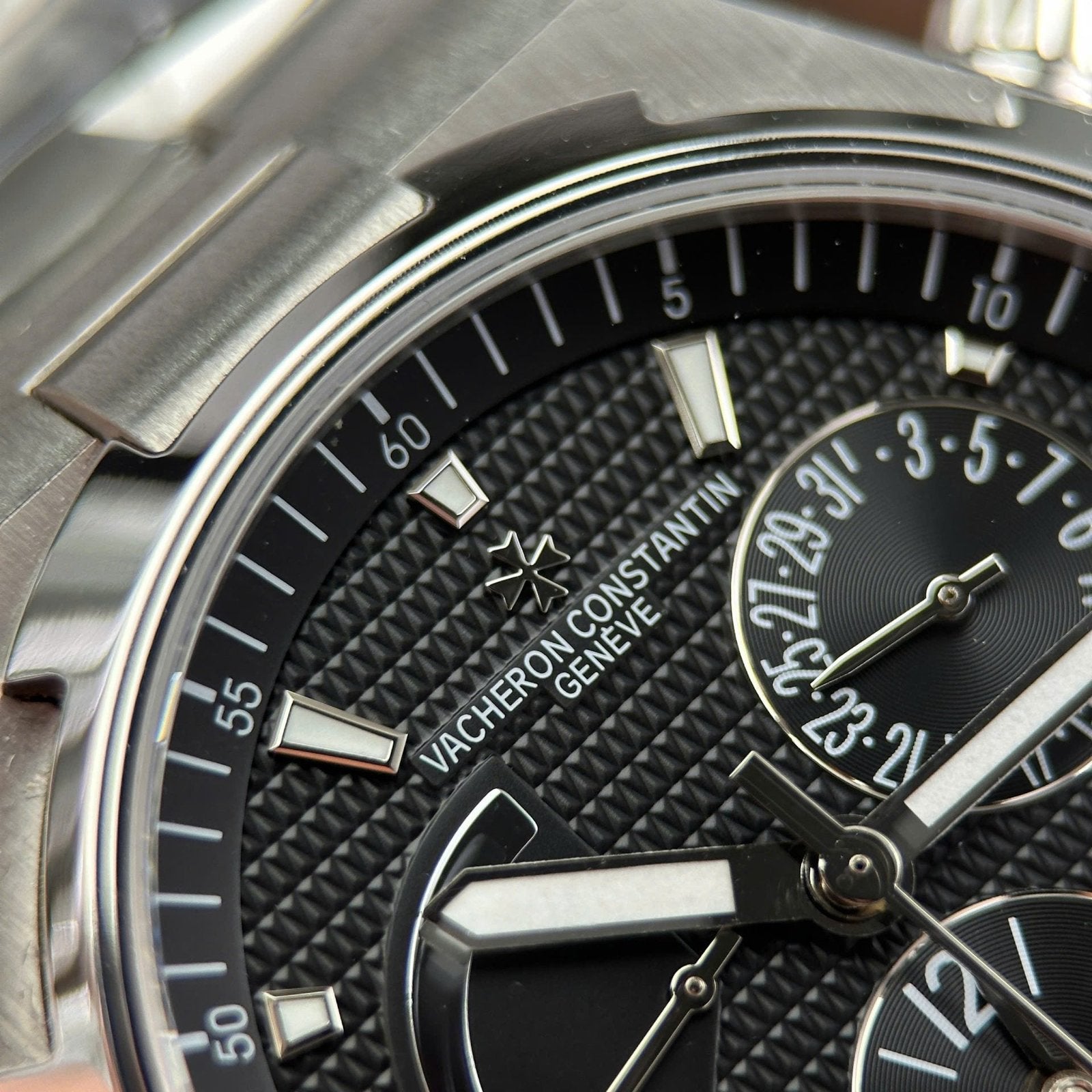 Vacheron Constantin Watch Dual Time 47450 Black Dial 42mm