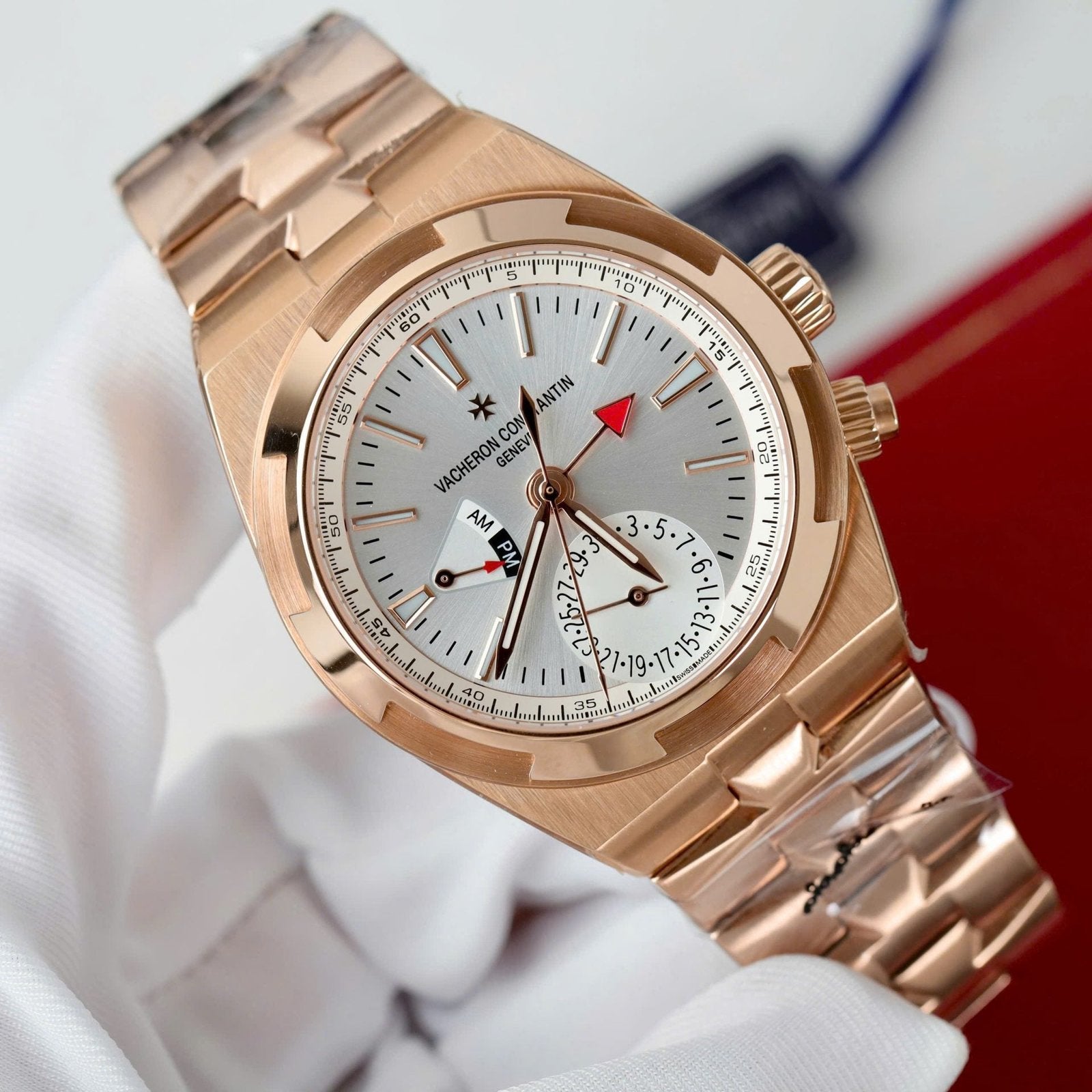 Vacheron Constantin Watch Dual Time 7920V White Dial 41mm