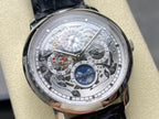 Vacheron Constantin Traditionnelle 43175 Watch Mens Leather Strap 41mm