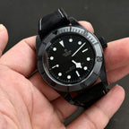 Tudor Black Bay Black Ceramic M79210CNU  Watch Leather Strap 41mm