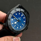 Tudor Black Bay Black Ceramic M79210CNU  Watch Blue Dial 41mm