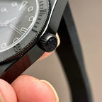 Tudor Black Bay Black Ceramic M79210CNU  Watch Leather Strap 41mm