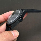 Tudor Black Bay Black Ceramic M79210CNU  Watch Leather Strap 41mm