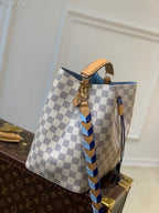 Louis Vuitton NeoNoe Bucket Bag MM Damier Azur Canvas Spring/Summer Collection N50042, Blue
