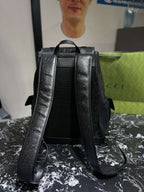Gucci Embossed Backpack GG Black For Men 41cm / 16.1in