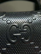 Gucci Embossed Backpack GG Black For Men 41cm / 16.1in