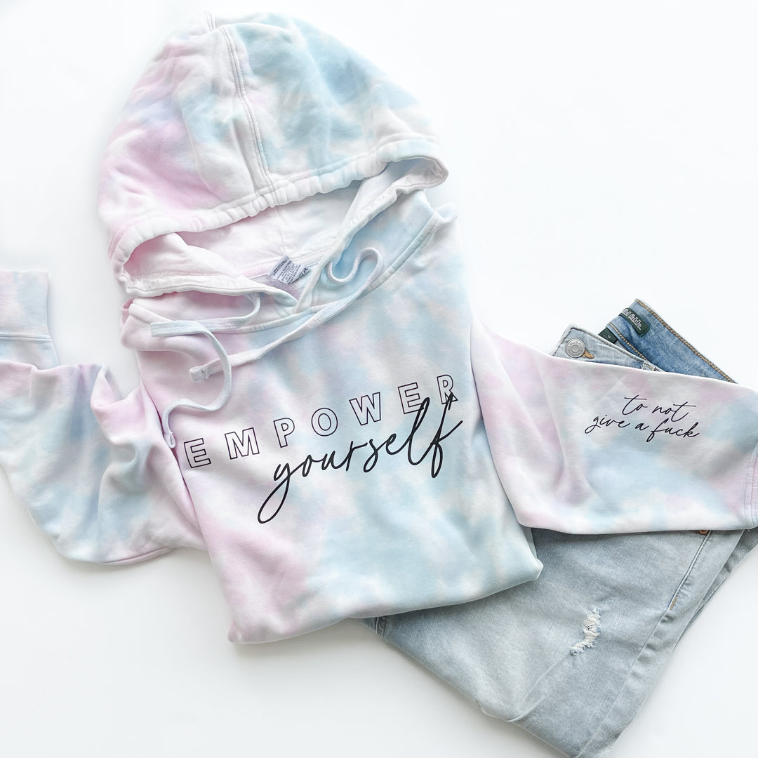 Empower Yourself Tie Dye Hoodie
