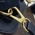 Louis Vuitton Montsouris BB Bag Monogram Canvas Spring/Summer Collection M44502 Brown/Black