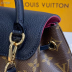 Louis Vuitton Montsouris BB Bag Monogram Canvas Spring/Summer Collection M44502 Brown/Black