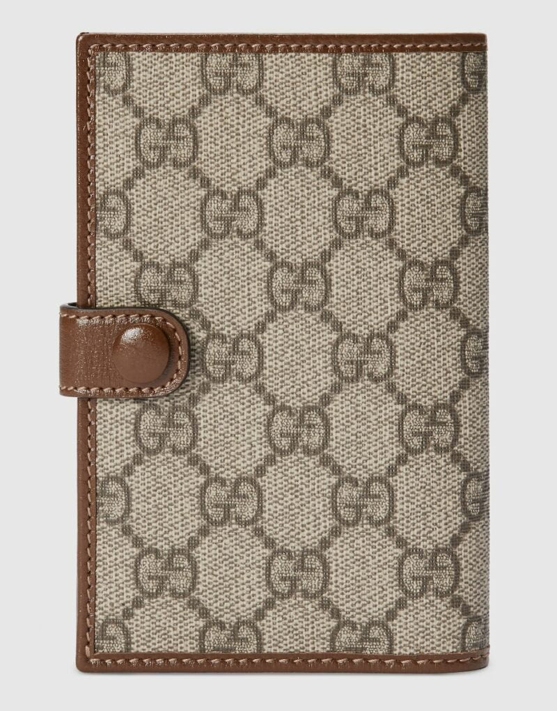 Gucci GG Passport Case With Interlocking G Beige 8.1 in/ 20.5 cm