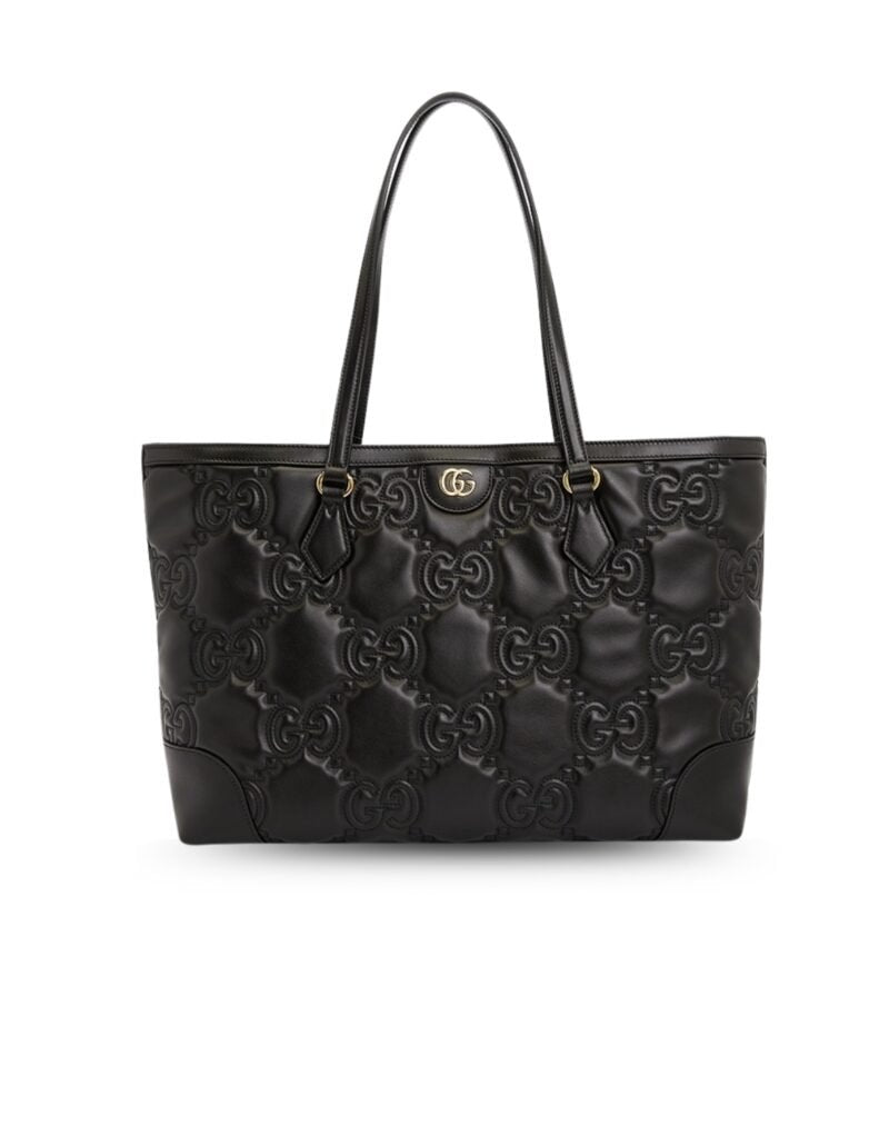 Gucci GG Medium Tote Black For Women, Women’s Bags 15in/38cm