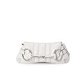 Gucci Horsebit Chain Medium Shoulder Bag White For Women 15 Inches/ 38 Cm
