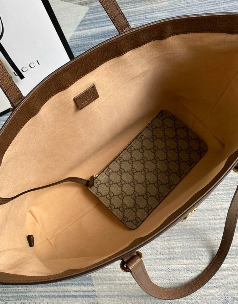 Gucci Ophidia GG Medium Tote Bag Beige For Women 15in/38cm