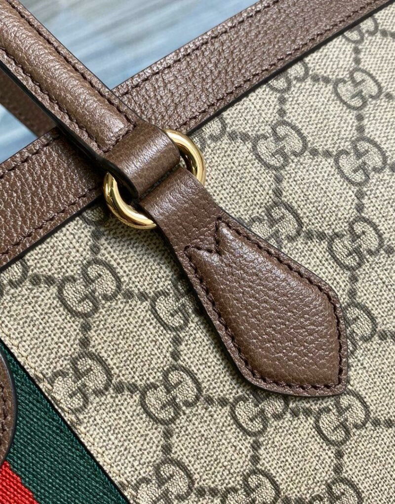 Gucci Ophidia GG Medium Tote Bag Beige For Women 15in/38cm