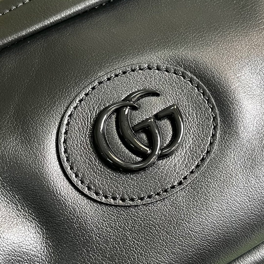 Gucci Shoulder Tonal Double G Bag Green Khaki/Black For Men 23.3cm/9.2in 725696 AABDH 3353 –
