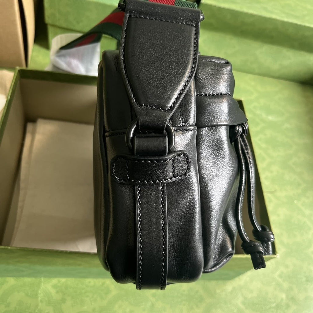 Gucci Shoulder Tonal Double G Bag Green Khaki/Black For Men 23.3cm/9.2in 725696 AABDH 3353 –