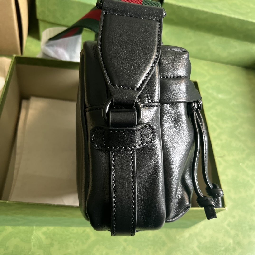 Gucci Shoulder Tonal Double G Bag Green Khaki/Black For Men 23.3cm/9.2in 725696 AABDH 3353 –