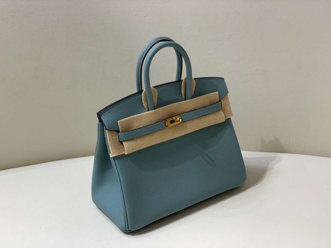 Hermes Birkin 25 Beton Togo Jade Green For Women 25cm / 9.8in