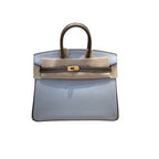 Hermes Birkin 25 Beton Togo Blue For Women 25cm / 9.8in