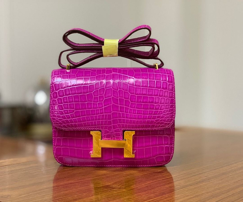 Hermes Constance Purple For Women 19cm/7.4in