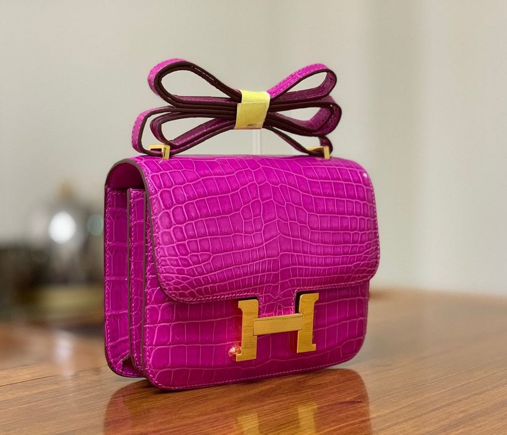 Hermes Constance Purple For Women 19cm/7.4in