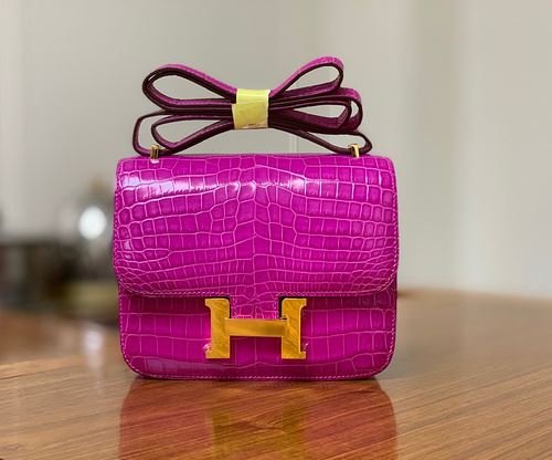 Hermes Constance Purple For Women 19cm/7.4in