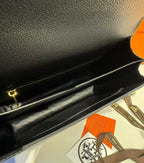 Hermes Constance 23 Pattern Crocodile Black For Women, Women’s Handbags, Shoulder Bag 9in/23cm