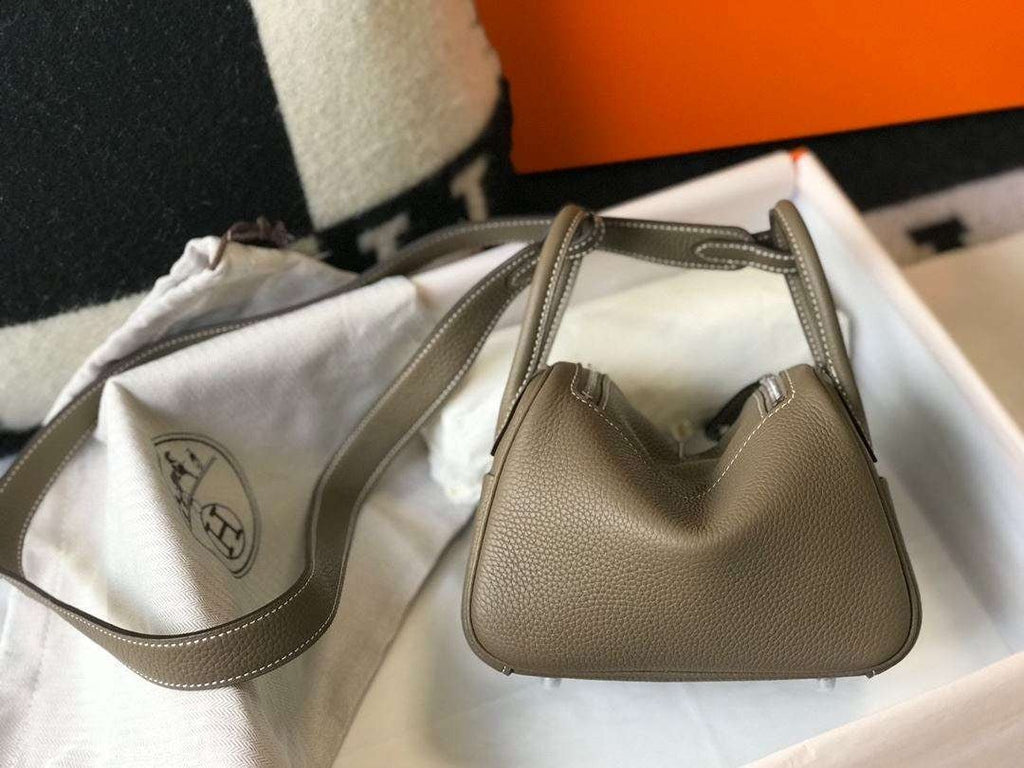 Hermes Lindy Mini Bag Brown For Women, Women’s Handbags, Shoulder And Crossbody Bags 7.5in/19cm