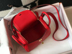 Hermes Lindy Mini Red For Women 19cm / 7.4in