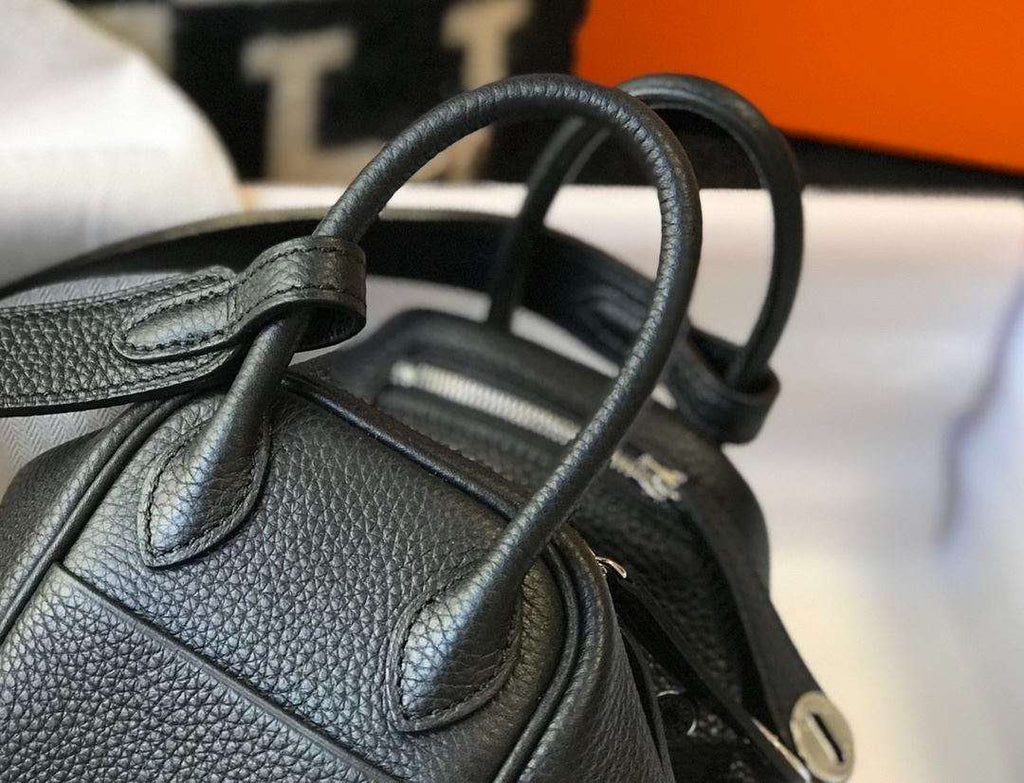 Hermes Lindy Mini Black For Women 19cm / 7.4in