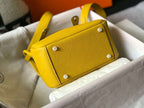Hermes Lindy Mini Yellow For Women 19cm / 7.4in