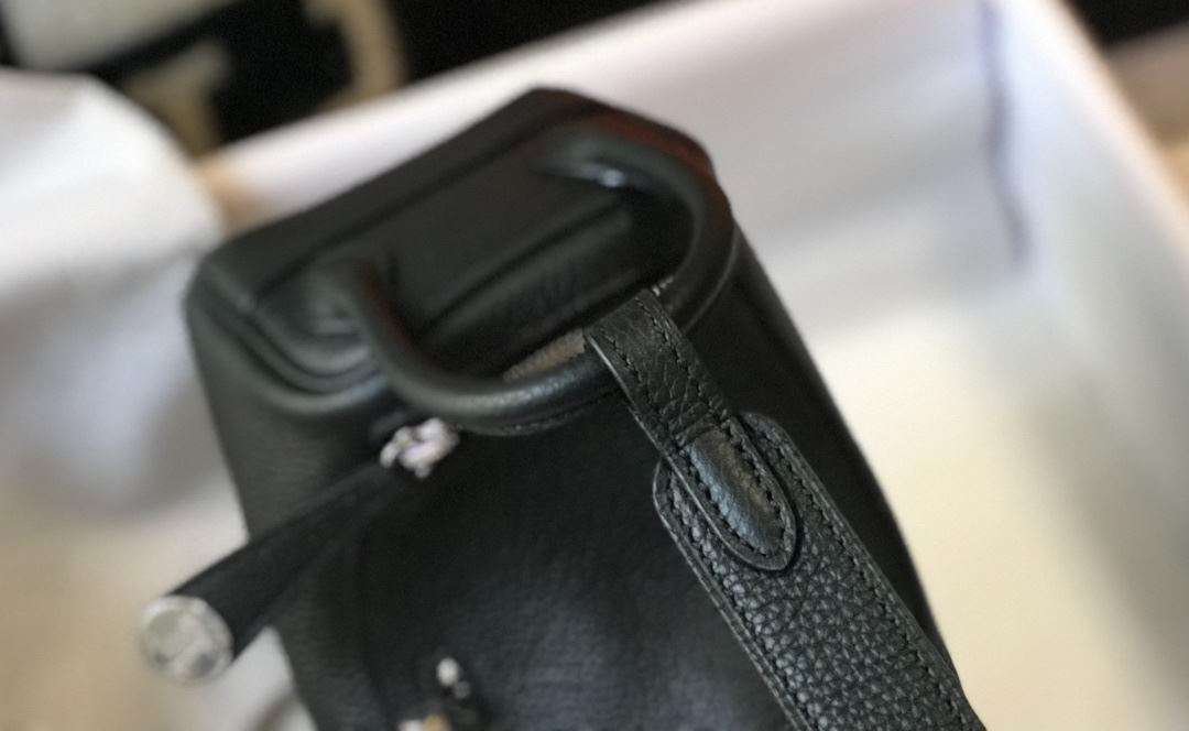 Hermes Lindy Mini Black For Women 19cm / 7.4in