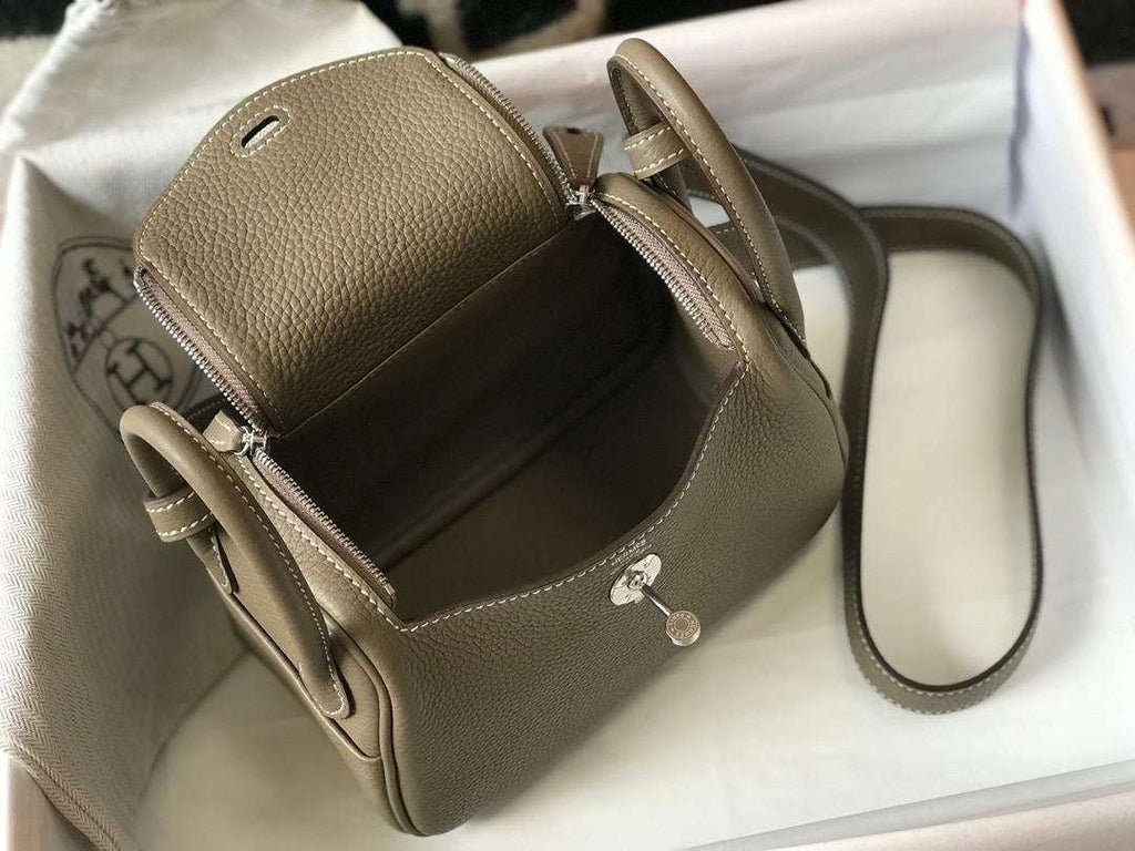 Hermes Lindy Mini Bag Brown For Women, Women’s Handbags, Shoulder And Crossbody Bags 7.5in/19cm