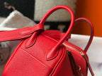 Hermes Lindy Mini Red For Women 19cm / 7.4in