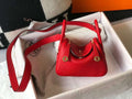 Hermes Lindy Mini Red For Women 19cm / 7.4in