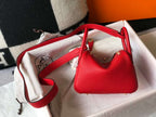 Hermes Lindy Mini Red For Women 19cm / 7.4in