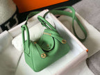 Hermes Lindy Mini Green For Women 19cm / 7.4in