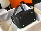 Hermes Lindy Mini Black For Women 19cm / 7.4in