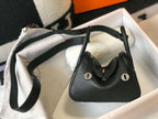 Hermes Lindy Mini Black For Women 19cm / 7.4in